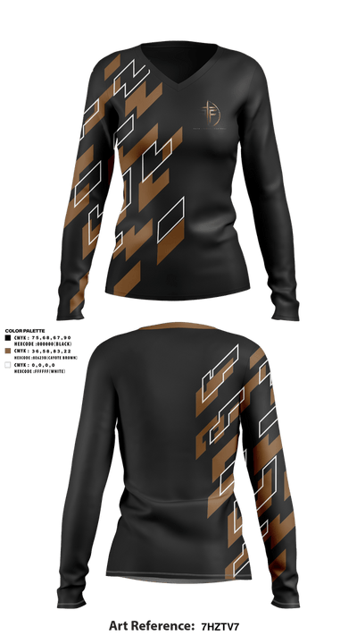 Faith family footbal 31880375 Women's Long Sleeve V-neck Shirt - 21
