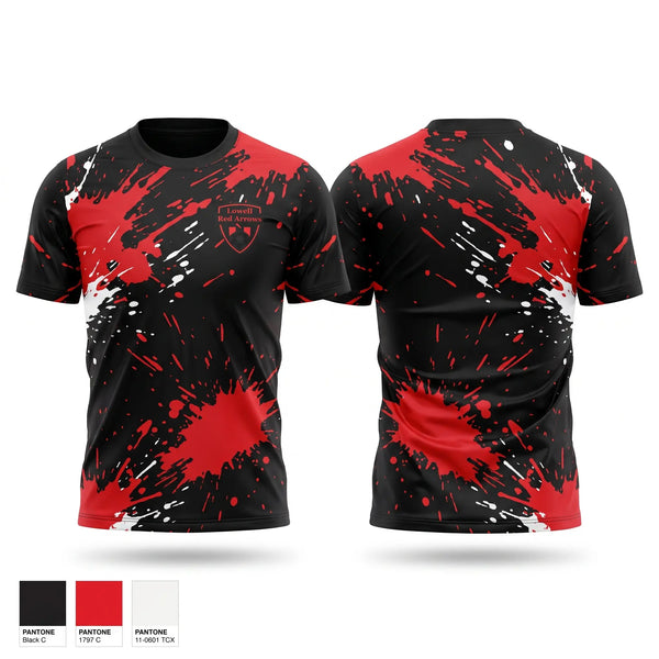 Mens Soccer Jersey, Lowell Red Arrows, Men's Soccer, Teamtime, Team time, sublimation, custom sports apparel, team uniforms, spirit wear, spiritwear, sports uniforms, custom shirts, team store, custom team store, fundraiser sports, apparel fundraiser