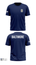 Baltimore Police Department 87844161 Old School Cotton Feel Shirt - 101