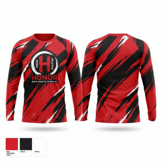 Long Sleeve Performance Shirt, Honor MMA, , Teamtime, Team time, sublimation, custom sports apparel, team uniforms, spirit wear, spiritwear, sports uniforms, custom shirts, team store, custom team store, fundraiser sports, apparel fundraiser