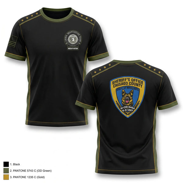 Old School Cotton Feel Shirt, Chisago County ERU, Police, Teamtime, Team time, sublimation, custom sports apparel, team uniforms, spirit wear, spiritwear, sports uniforms, custom shirts, team store, custom team store, fundraiser sports, apparel fundraiser