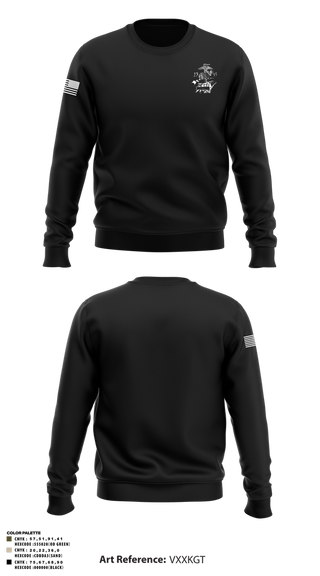 Crew Neck Sweatshirt, 1345, Marines, Teamtime, Team time, sublimation, custom sports apparel, team uniforms, spirit wear, spiritwear, sports uniforms, custom shirts, team store, custom team store, fundraiser sports, apparel fundraiser