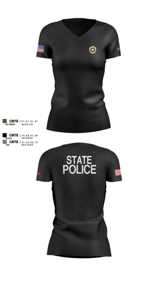 Womens Short Sleeve Vneck Shirt, Texas alcoholic beverage commission, Police, Teamtime, Team time, sublimation, custom sports apparel, team uniforms, spirit wear, spiritwear, sports uniforms, custom shirts, team store, custom team store, fundraiser sports, apparel fundraiser