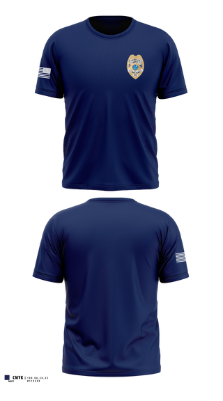 Short Sleeve Performance Shirt, Cadott Police Department, Police, Teamtime, Team time, sublimation, custom sports apparel, team uniforms, spirit wear, spiritwear, sports uniforms, custom shirts, team store, custom team store, fundraiser sports, apparel fundraiser