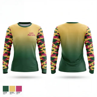 Long Sleeve Performance Shirt, Lady Patriots, Wrestling, Teamtime, Team time, sublimation, custom sports apparel, team uniforms, spirit wear, spiritwear, sports uniforms, custom shirts, team store, custom team store, fundraiser sports, apparel fundraiser