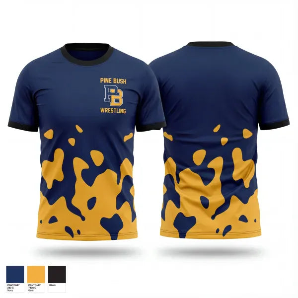 Short Sleeve Performance Shirt, Pine Bush, Wrestling, Teamtime, Team time, sublimation, custom sports apparel, team uniforms, spirit wear, spiritwear, sports uniforms, custom shirts, team store, custom team store, fundraiser sports, apparel fundraiser