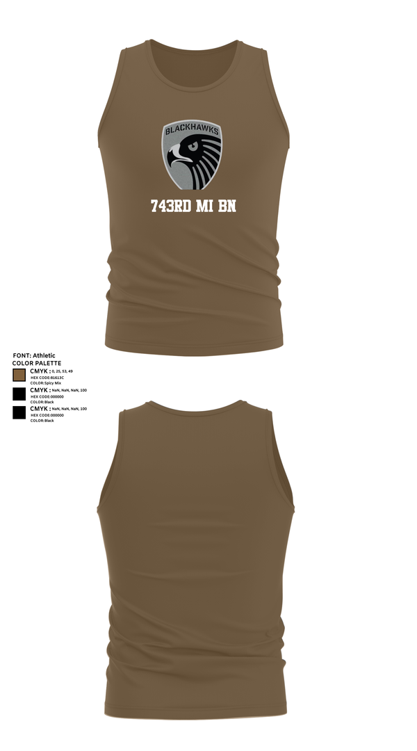Tank Top, 743rd MI BN, , Teamtime, Team time, sublimation, custom sports apparel, team uniforms, spirit wear, spiritwear, sports uniforms, custom shirts, team store, custom team store, fundraiser sports, apparel fundraiser