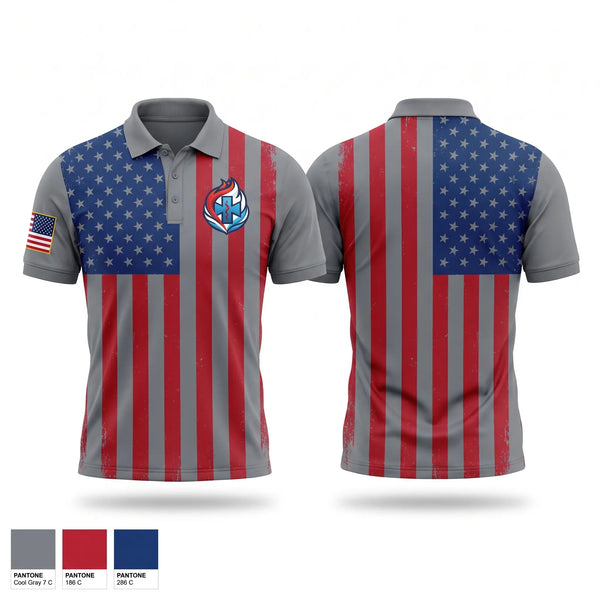 Short Sleeve Performance Polo, Valor Medics, EMS/EMT, Teamtime, Team time, sublimation, custom sports apparel, team uniforms, spirit wear, spiritwear, sports uniforms, custom shirts, team store, custom team store, fundraiser sports, apparel fundraiser