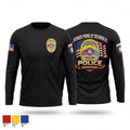 Jenks Public Schools Police Department 89341154 Long Sleeve Performance Shirt - 1