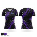 Lady Ravens Women's Short Sleeve V-neck Shirt - 1