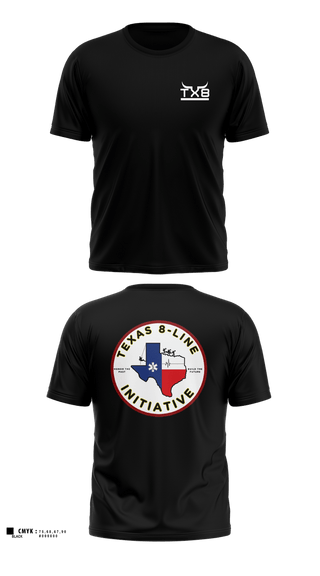 Old School Cotton Feel Shirt, Texas 8-Line Initiative, Fire Department, Teamtime, Team time, sublimation, custom sports apparel, team uniforms, spirit wear, spiritwear, sports uniforms, custom shirts, team store, custom team store, fundraiser sports, apparel fundraiser