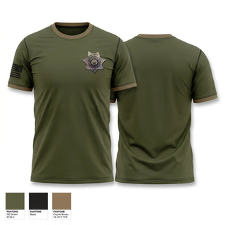Old School Cotton Feel Shirt, Knox County Sheriff ME, Police, Teamtime, Team time, sublimation, custom sports apparel, team uniforms, spirit wear, spiritwear, sports uniforms, custom shirts, team store, custom team store, fundraiser sports, apparel fundraiser