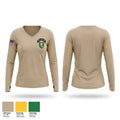 75 Ranger regiment Women's Long Sleeve V-neck Shirt - 1