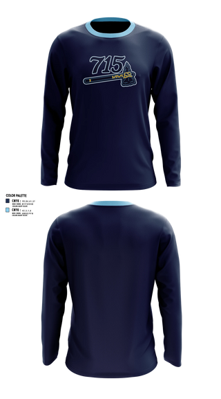 Long Sleeve Performance Shirt, 715 Hammers, Baseball, Teamtime, Team time, sublimation, custom sports apparel, team uniforms, spirit wear, spiritwear, sports uniforms, custom shirts, team store, custom team store, fundraiser sports, apparel fundraiser