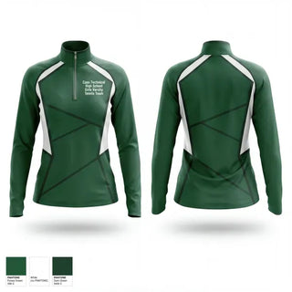 Quarter Zip Jacket, Cass Technical High School Girls Varsity Tennis Team, Tennis, Teamtime, Team time, sublimation, custom sports apparel, team uniforms, spirit wear, spiritwear, sports uniforms, custom shirts, team store, custom team store, fundraiser sports, apparel fundraiser