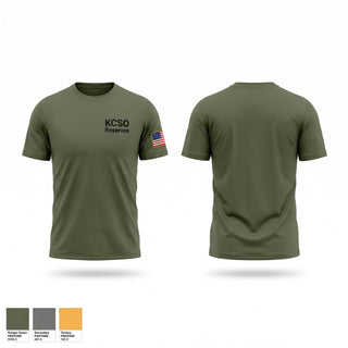 Short Sleeve Performance Shirt, KCSO Reserves, Police, Teamtime, Team time, sublimation, custom sports apparel, team uniforms, spirit wear, spiritwear, sports uniforms, custom shirts, team store, custom team store, fundraiser sports, apparel fundraiser