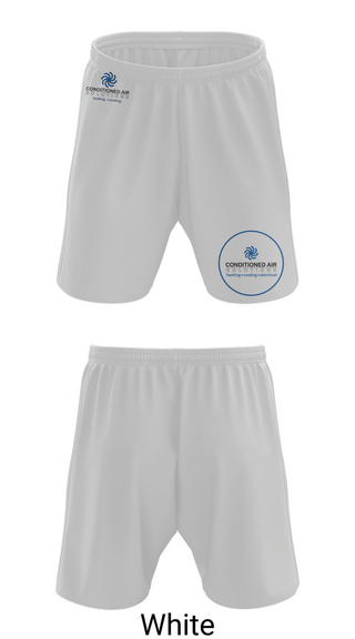 Athletic Shorts With Pockets, Conditioned Air Solutions, , Teamtime, Team time, sublimation, custom sports apparel, team uniforms, spirit wear, spiritwear, sports uniforms, custom shirts, team store, custom team store, fundraiser sports, apparel fundraiser