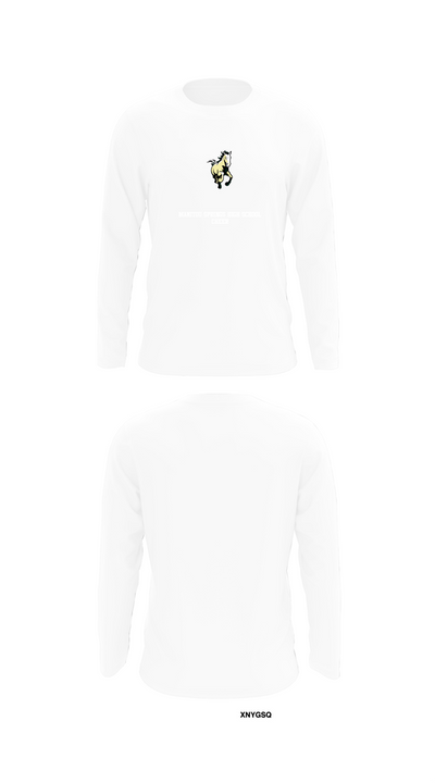Manitou Springs High School Cheer 43487392 Long Sleeve Performance Shirt 8