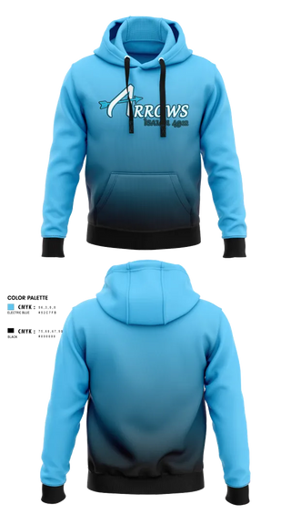 Hoodie, Arrows, Softball, Teamtime, Team time, sublimation, custom sports apparel, team uniforms, spirit wear, spiritwear, sports uniforms, custom shirts, team store, custom team store, fundraiser sports, apparel fundraiser