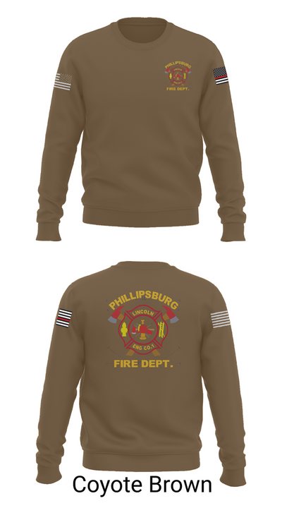 PHILLIPSBURG FIRE DEPARTMENT 39354124 Crew Neck Sweatshirt - 5