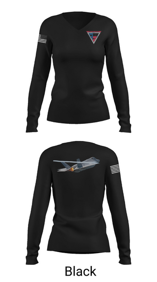 Womens Long Sleeve Vneck Shirt, NAS JRB FORT WORTH, , Teamtime, Team time, sublimation, custom sports apparel, team uniforms, spirit wear, spiritwear, sports uniforms, custom shirts, team store, custom team store, fundraiser sports, apparel fundraiser