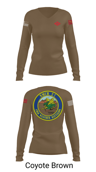 NMCB  27 Women's Long Sleeve V-neck Shirt - 16