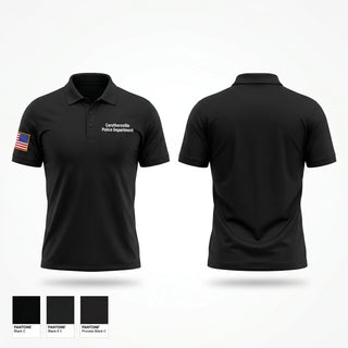Short Sleeve Performance Polo, Caruthersville Police Department, Police, Teamtime, Team time, sublimation, custom sports apparel, team uniforms, spirit wear, spiritwear, sports uniforms, custom shirts, team store, custom team store, fundraiser sports, apparel fundraiser