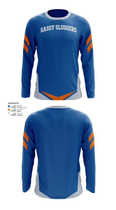 Sassy sluggers Long Sleeve Performance Shirt 21