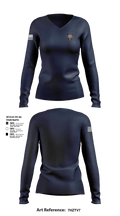Gorham Police Department 60136799 Women's Long Sleeve V-neck Shirt - 15