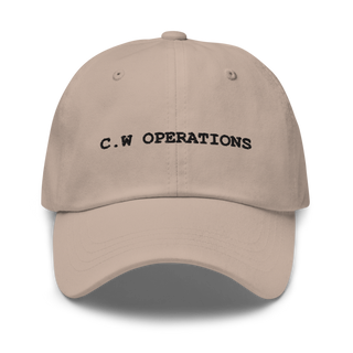 C.W Operations 41850268 Classic Dad Hat | Yupoong 6245CM