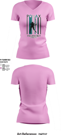 Massaponax Field Hockey 71618187 Women's Short Sleeve V-neck Shirt - 5