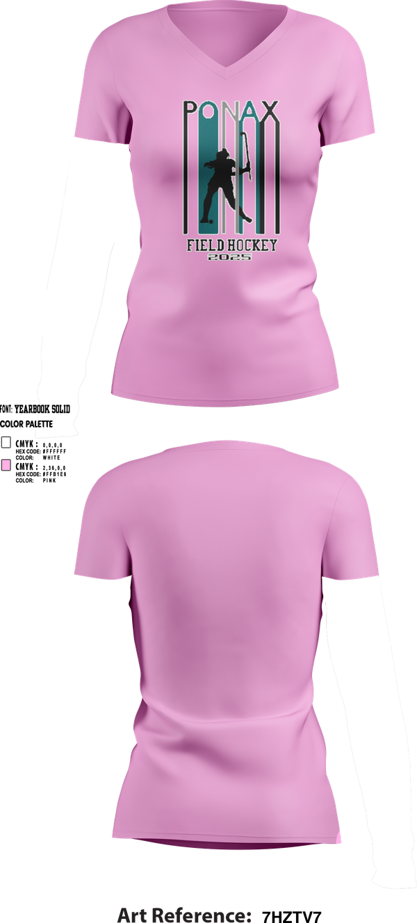 Womens Short Sleeve Vneck Shirt, Massaponax Field Hockey, Field Hockey, Teamtime, Team time, sublimation, custom sports apparel, team uniforms, spirit wear, spiritwear, sports uniforms, custom shirts, team store, custom team store, fundraiser sports, apparel fundraiser