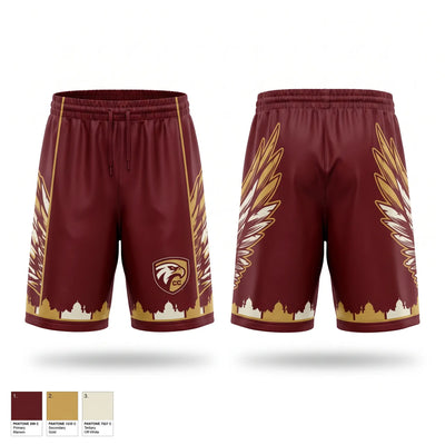 Columbia City High School Athletic Shorts With Pockets - 1