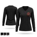 Ferguson Fire Department Women's Long Sleeve V-neck Shirt - 1