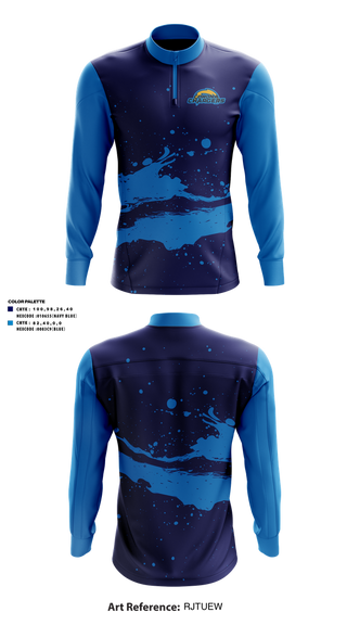 Quarter Zip Jacket, Corona Chargers, , Teamtime, Team time, sublimation, custom sports apparel, team uniforms, spirit wear, spiritwear, sports uniforms, custom shirts, team store, custom team store, fundraiser sports, apparel fundraiser