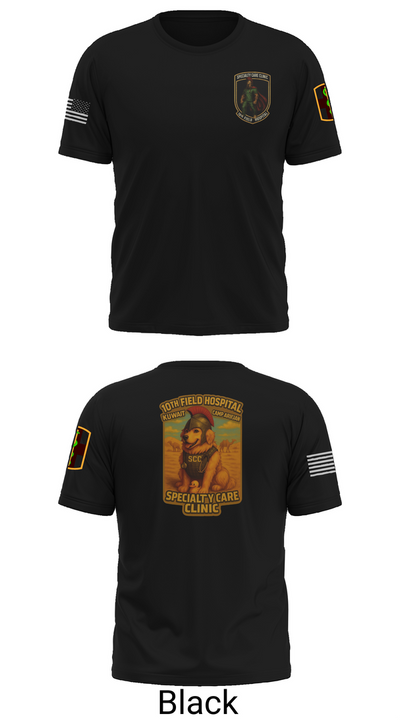 SCC 10th Field Hospital 86139824 Old School Cotton Feel Shirt - 30