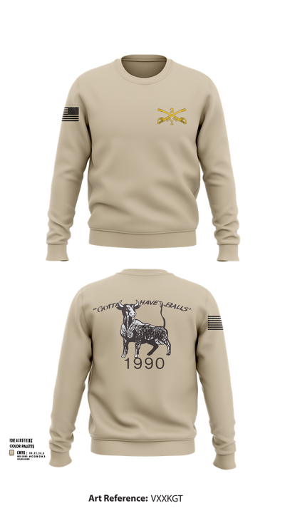 2nd Armored Cavalry Regiment 7857007 Crew Neck Sweatshirt - 102