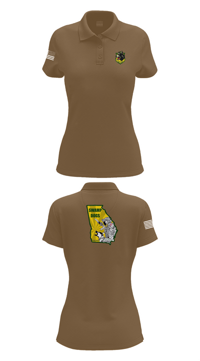 93D MP DET (MWD) 45021332 Women's Short Sleeve Performance Polo  - 15