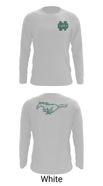 North Oldham Mustangs 77604898 Long Sleeve Performance Shirt 7