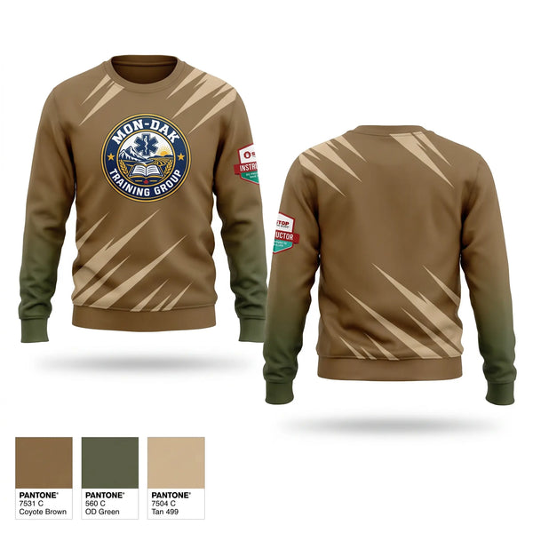 Crew Neck Sweatshirt, Mon-Dak Training Group, , Teamtime, Team time, sublimation, custom sports apparel, team uniforms, spirit wear, spiritwear, sports uniforms, custom shirts, team store, custom team store, fundraiser sports, apparel fundraiser