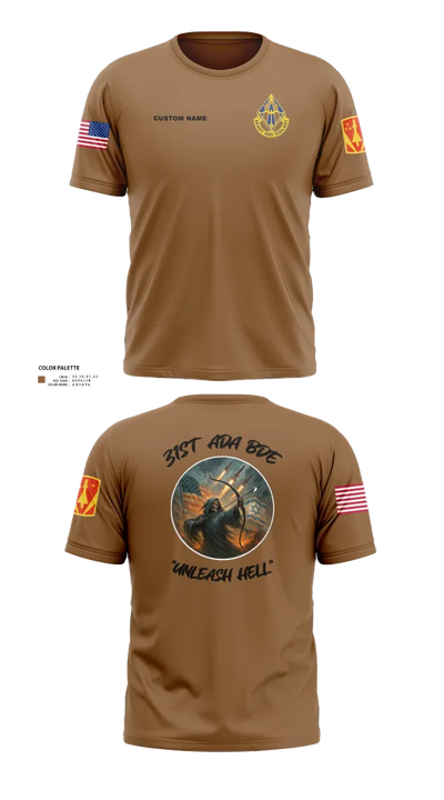 HHB, 31st ADA BDE 93964777 Old School Cotton Feel Shirt - 41