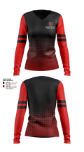 Neuro Beast 90064879 Women's Long Sleeve V-neck Shirt - 1