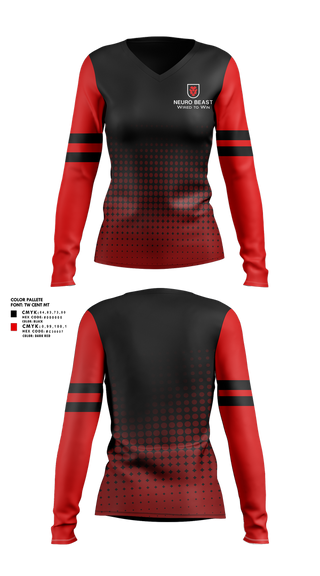 Womens Long Sleeve Vneck Shirt, team name, , Teamtime, Team time, sublimation, custom sports apparel, team uniforms, spirit wear, spiritwear, sports uniforms, custom shirts, team store, custom team store, fundraiser sports, apparel fundraiser