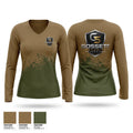 Gossett security protection Women's Long Sleeve V-neck Shirt - 1