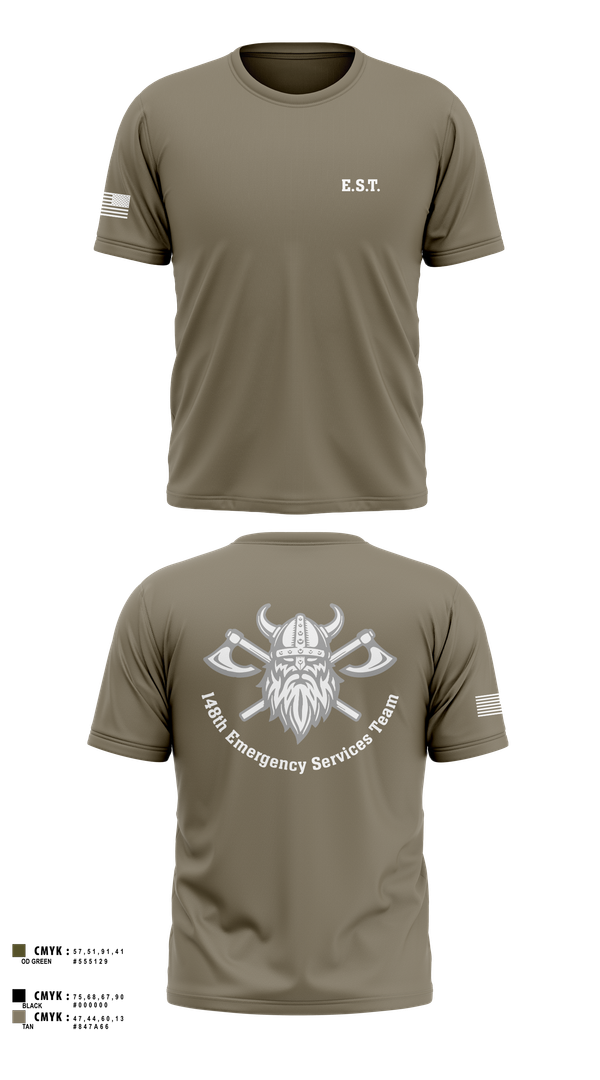 Short Sleeve Performance Shirt, 148th E.S.T., Police, Teamtime, Team time, sublimation, custom sports apparel, team uniforms, spirit wear, spiritwear, sports uniforms, custom shirts, team store, custom team store, fundraiser sports, apparel fundraiser