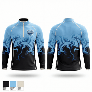 Quarter Zip Jacket, The Tsunamis, Softball, Teamtime, Team time, sublimation, custom sports apparel, team uniforms, spirit wear, spiritwear, sports uniforms, custom shirts, team store, custom team store, fundraiser sports, apparel fundraiser