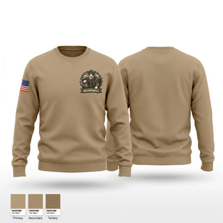 Crew Neck Sweatshirt, E2 Brewdawgs, Army, Teamtime, Team time, sublimation, custom sports apparel, team uniforms, spirit wear, spiritwear, sports uniforms, custom shirts, team store, custom team store, fundraiser sports, apparel fundraiser