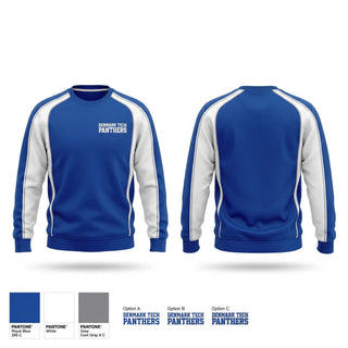 Crew Neck Sweatshirt, Denmark Tech Panthers, Baseball, Teamtime, Team time, sublimation, custom sports apparel, team uniforms, spirit wear, spiritwear, sports uniforms, custom shirts, team store, custom team store, fundraiser sports, apparel fundraiser