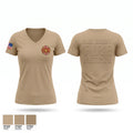 U.S. ARMY FIRE Women's Short Sleeve V-neck Shirt - 1