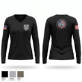 Indian River County Sheriff’s Office Corrections Women's Long Sleeve V-neck Shirt - 1